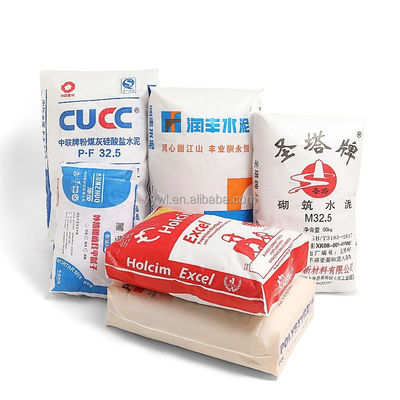 Cement Packing Bag AD STAR KON Pp Woven Cement Bag For Holcim 25kg To 50kg