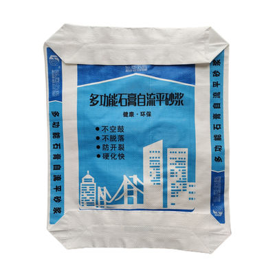 PP Plastic Tape Extrusion Cement Bag Square Bottom Empty Sack 25Kg