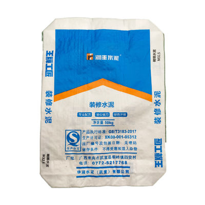 Recyclable Customized Mortar PP Cement Bag For Cement 40kg Factory