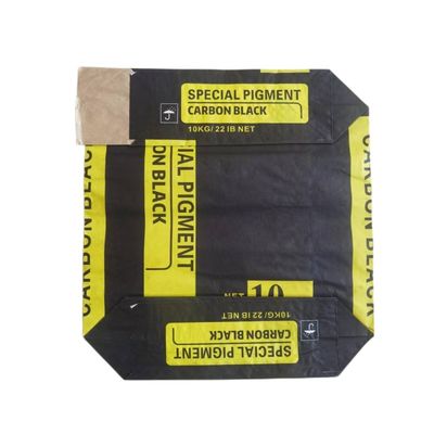 Multi Wall Paper Packaging Bags For 10kg 22LB Pigment Carbon Black