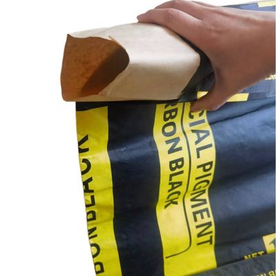 Multi Wall Paper Packaging Bags For 10kg 22LB Pigment Carbon Black