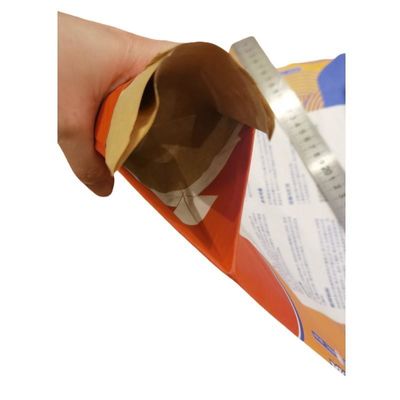 3 ply 80GSM Paper & 1 ply Film Paper Valve Bag with Block Bottom Cement Packaging Bags 20kg 25kg with Tuck-in Sleeve