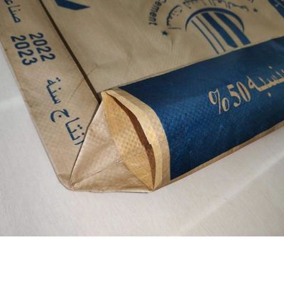 85GSM Plastic Packaging Bag for Cement Building Material 50x64x11cm Advantage ISO9001 2008 Certificate