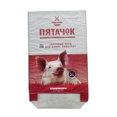 OEM ODM Animal Feed Packaging Bags Bopp Laminated Pp Woven Bags
