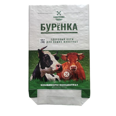 OEM ODM Animal Feed Packaging Bags Bopp Laminated Pp Woven Bags