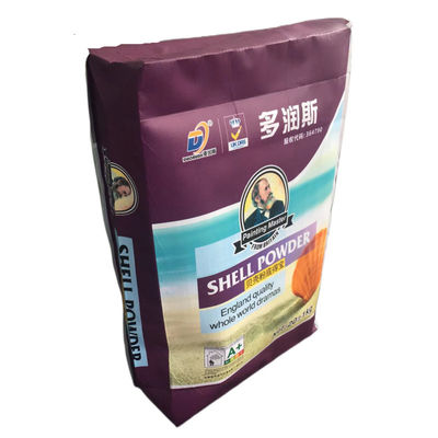 Polypropylene Plastic Type 35x46x10cm 86GSM Woven PP Valve Bag with Luxury Bopp Printing