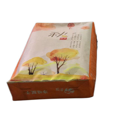 Colorful Bopp Printing PP Woven Valve Bag For 20kg 25kg 30kg Dry Mixtures