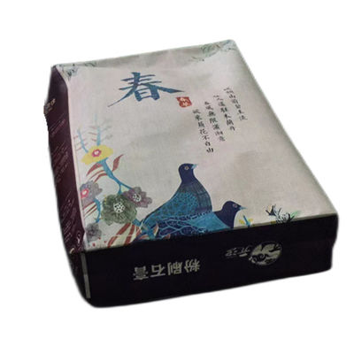 33x41x10cm 86GSM(61+11+14) Woven PP Valve Bag With Luxury Bopp Printing For Dry Mixtures