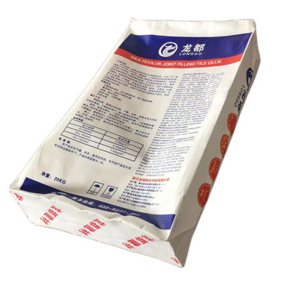 20kg 25kg Tile Adhesive Plastic BOPP Woven Bags Building Material Packaging Bag