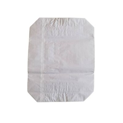 2 Ply 80GSM Paper Cement Bags 1 Ply Film Multi Wall Paper Moisture Proof for 20KG Tile Adhesive Sealing Handle 99g / customized