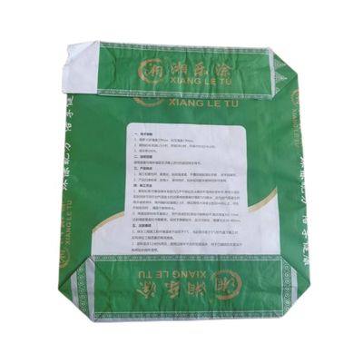 3ply Paper 1ply Film Paper Valve Bag with Sonic Seal Valve For Cement Dry Mix Packaging