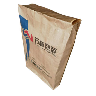 Surface Printed Moisture Proof PP Woven Cement Bags 20 KG 25 KG 40 KG 50 KG Packaging