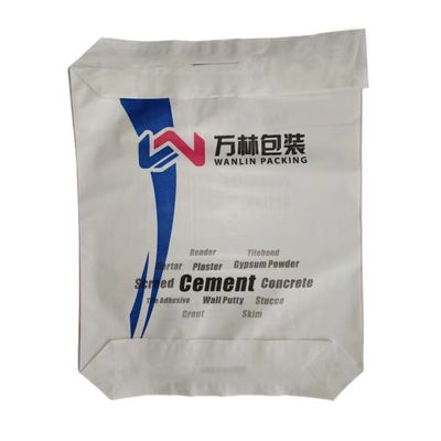 Chemical Masterbatch Empty Valve PP Cement Bags Gypsum Mortar Putty Tile Adhesive Packaging