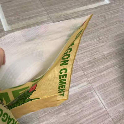 25 KG 40 KG 50 KG Woven PP Valve Cement Bags Empty Sack Industrial Flexo Printing Packaging