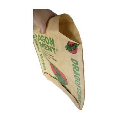25 KG 40 KG 50 KG Woven PP Valve Cement Bags Empty Sack Industrial Flexo Printing Packaging