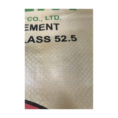 25 KG 40 KG 50 KG Woven PP Valve Cement Bags Empty Sack Industrial Flexo Printing Packaging