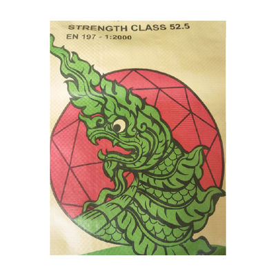 25 KG 40 KG 50 KG Woven PP Valve Cement Bags Empty Sack Industrial Flexo Printing Packaging