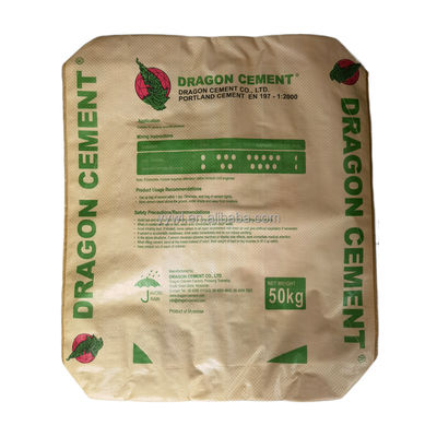 Multi-color Poly Woven Moisture Proof PP Cement Valve Bags 25 KG 40 KG 50 KG Packaging