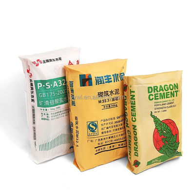 Polypropylene Eco-Friendly Valve PP Cement Bags 50kg Block Bottom AD STAR Packaging