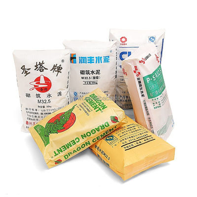 Multi-Color Printing Wpp Portland Cement Bag for 20kg Cement Packaging