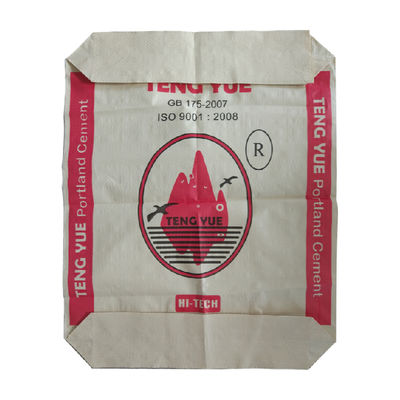 25KG 40KG 50KG Ad Star Bags PP Plastic Valve Bag for Custom Order and Sealing Handle Heat Seal