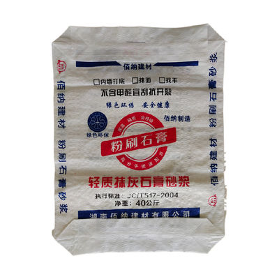 25KG 40KG 50KG Ad Star Bags PP Plastic Valve Bag for Custom Order and Sealing Handle Heat Seal