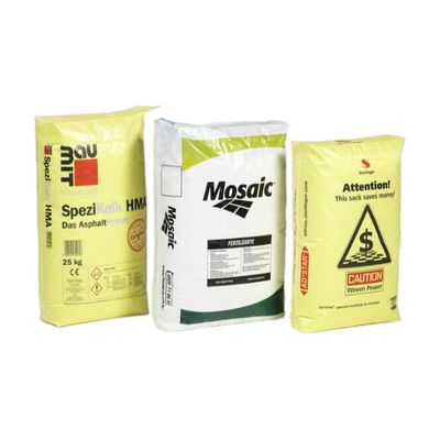 PP Cement Bag Laminated Multi-color Printing Moisture Proof