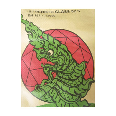 Custom PP Woven Cement Valve Bags with Flexo Printing