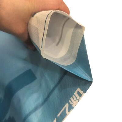 40x46x10cm 86GSM(61+11+14GSM) Woven PP Valve Bag With Luxury Bopp Printing For 20kg Exterior Wall Waterproof Putty Powder