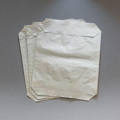 Beige Color PP Woven Valve Bag for Heavy Duty 50kg Cement Packaging