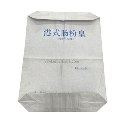 Food Grade Multiwall Paper Bag with Moisture Proof Sonic Seal Sleeve for 25KG Potato Starch and Corn Starch