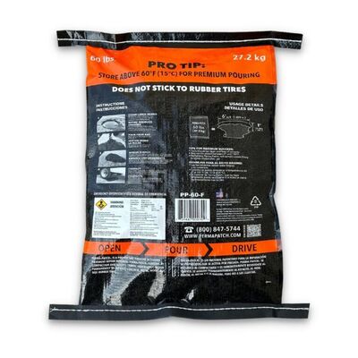 Heavy-Duty 50LB 22.7kg BOPP Laminated PP Sewn Bags for Asphalt Cold Patch | UV Resistant & Moisture-Proof Packaging