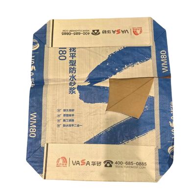 Super Moisture Proof PP/Paper Valve Bag For Cement Packaging