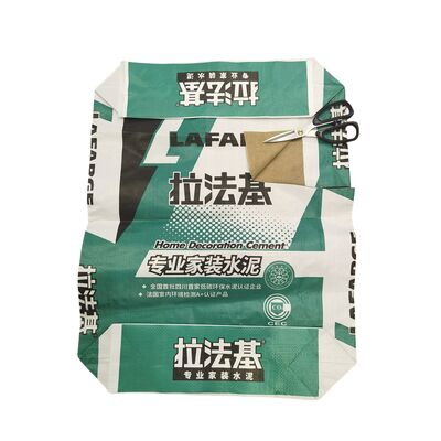 Super Moisture Proof PP/Paper Valve Bag For Cement Packaging