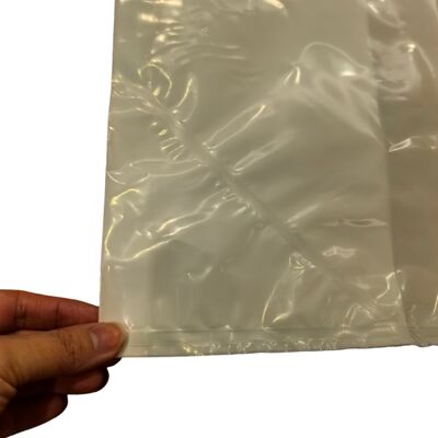 Expansion-Proof PE Side Gusseted Bags for Wood Shavings, Durable Open Mouth Plastic Bags for Sawdust & Mulch, High-Tensile LDPE Packaging for 3:1 Compression Filling Anti-Slip UV-Resistant Recyclabl