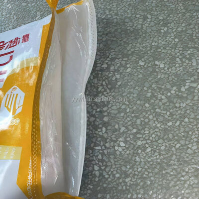 Animal Feed Bag BOPP Printing Open Top Sewn Bottom Waterproof PP Woven Bag for Livestock Feed