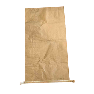 20kg Kraft Paper Bag with Open Mouth Sewn Bottom for Slag Remover Slag Collector Foundry Slag Packaging Custom Size Available