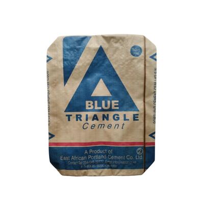 AD Star PPW Laminated 50kg Cement Bag Square Bottom Coated Plastic Woven Valve Bag
