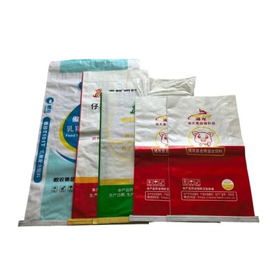 Gravure Printing BOPP Laminated PP Woven Bags for Animal Feed