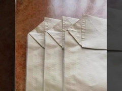 White Woven Polypropylene Sand Bags Recycling Empty Gravel Bags 50KG